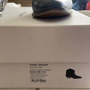Isabel marant!!!! Black booties!!! So HOT!!!!!! DAWYNA BOOT SIZE 38